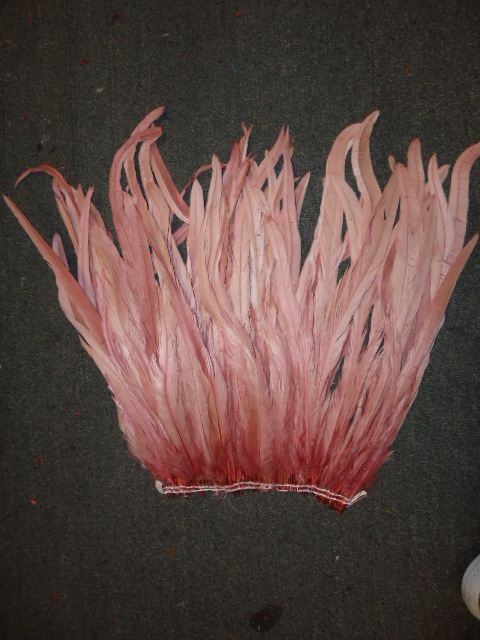 ROOSTER TAIL COQUE FEATHERS 16-18" DUSTY PINK